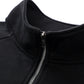 WARM UP QTR ZIP - BLACK