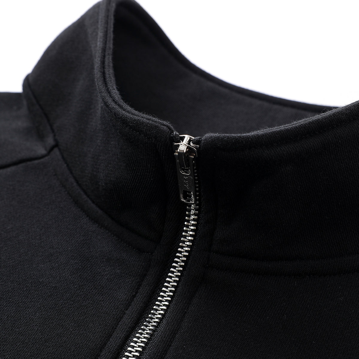 WARM UP QTR ZIP - BLACK