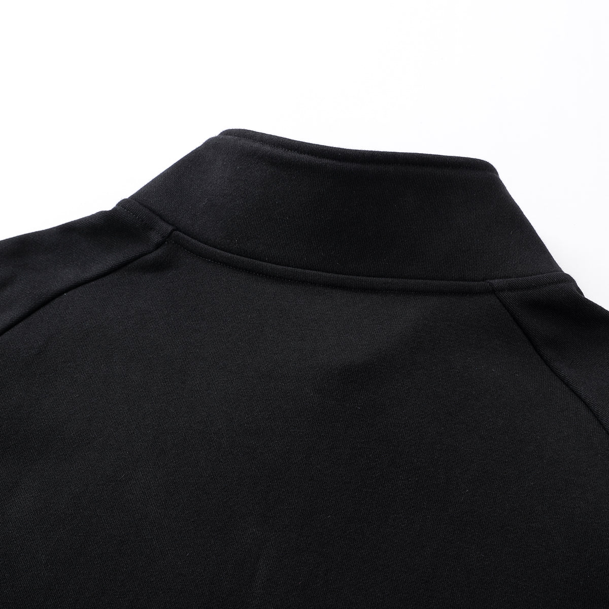 WARM UP QTR ZIP - BLACK