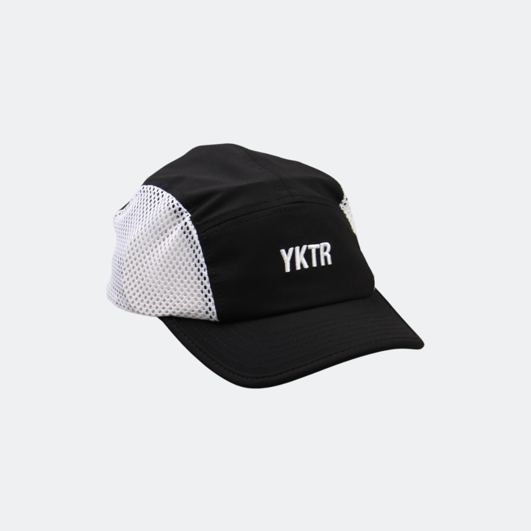 5 PANEL MESH CAP - BLACK