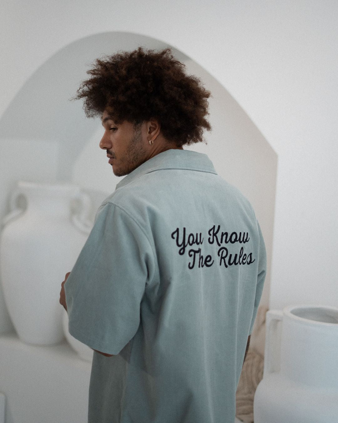 CORDUROY OVERSHIRT - MOSS