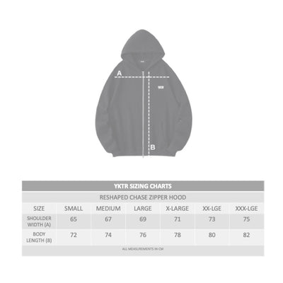 CHASE ZIPPER HOOD - CHOCOLATE