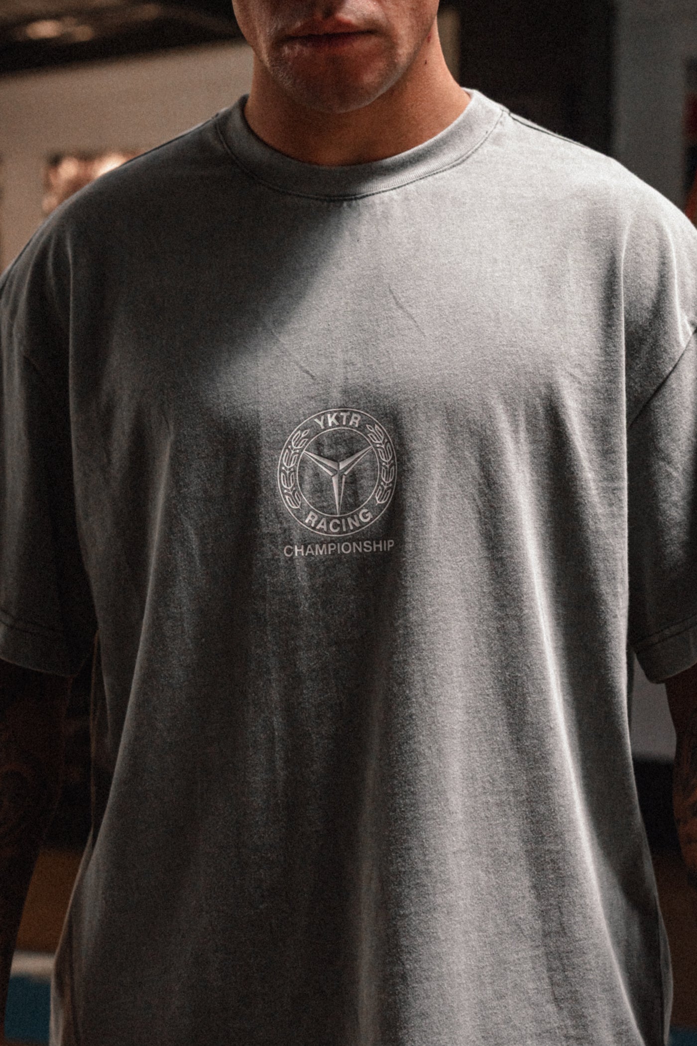 RACING TEE - STONEWASH