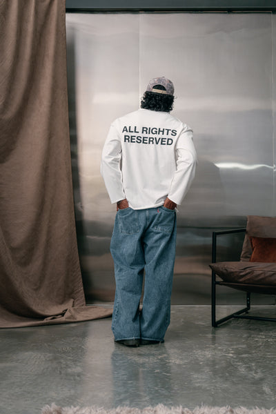 ALL RIGHTS LONGSLEEVE - WHITE