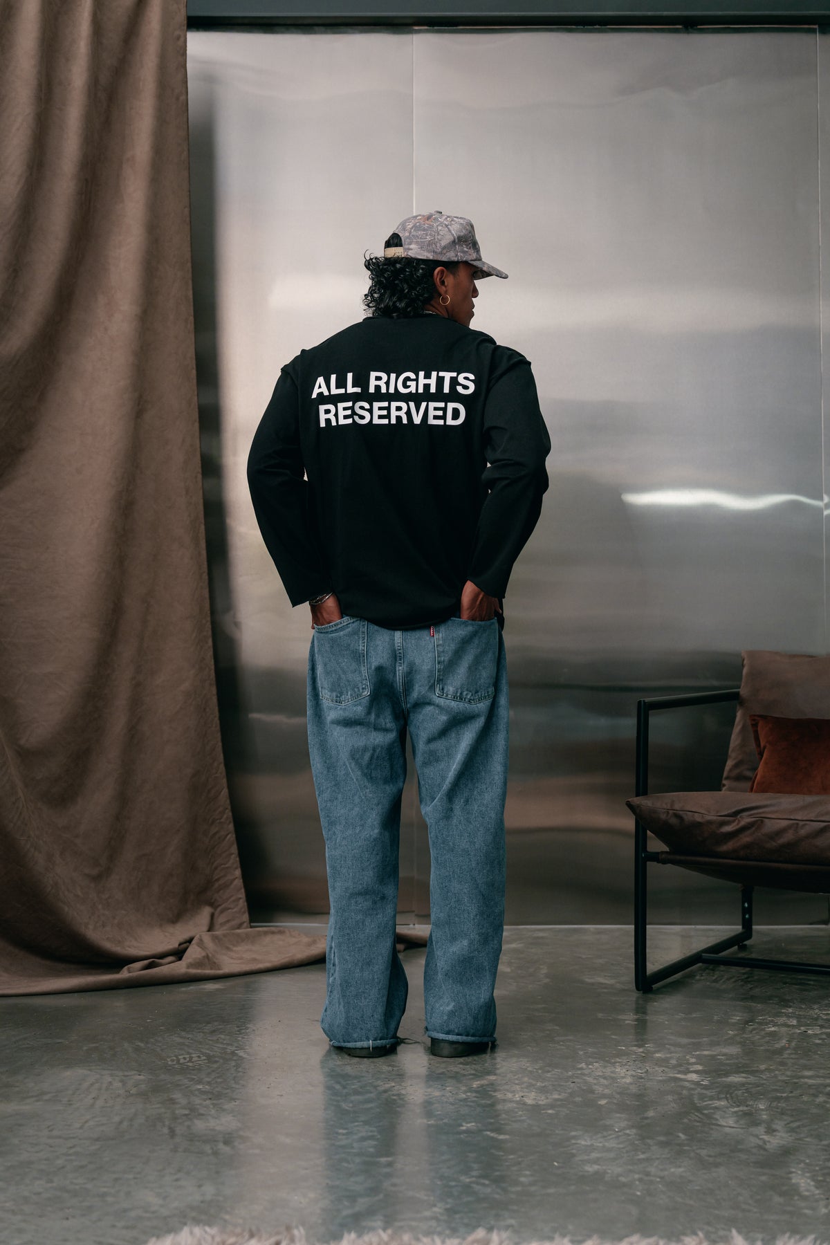 ALL RIGHTS LONGSLEEVE - BLACK