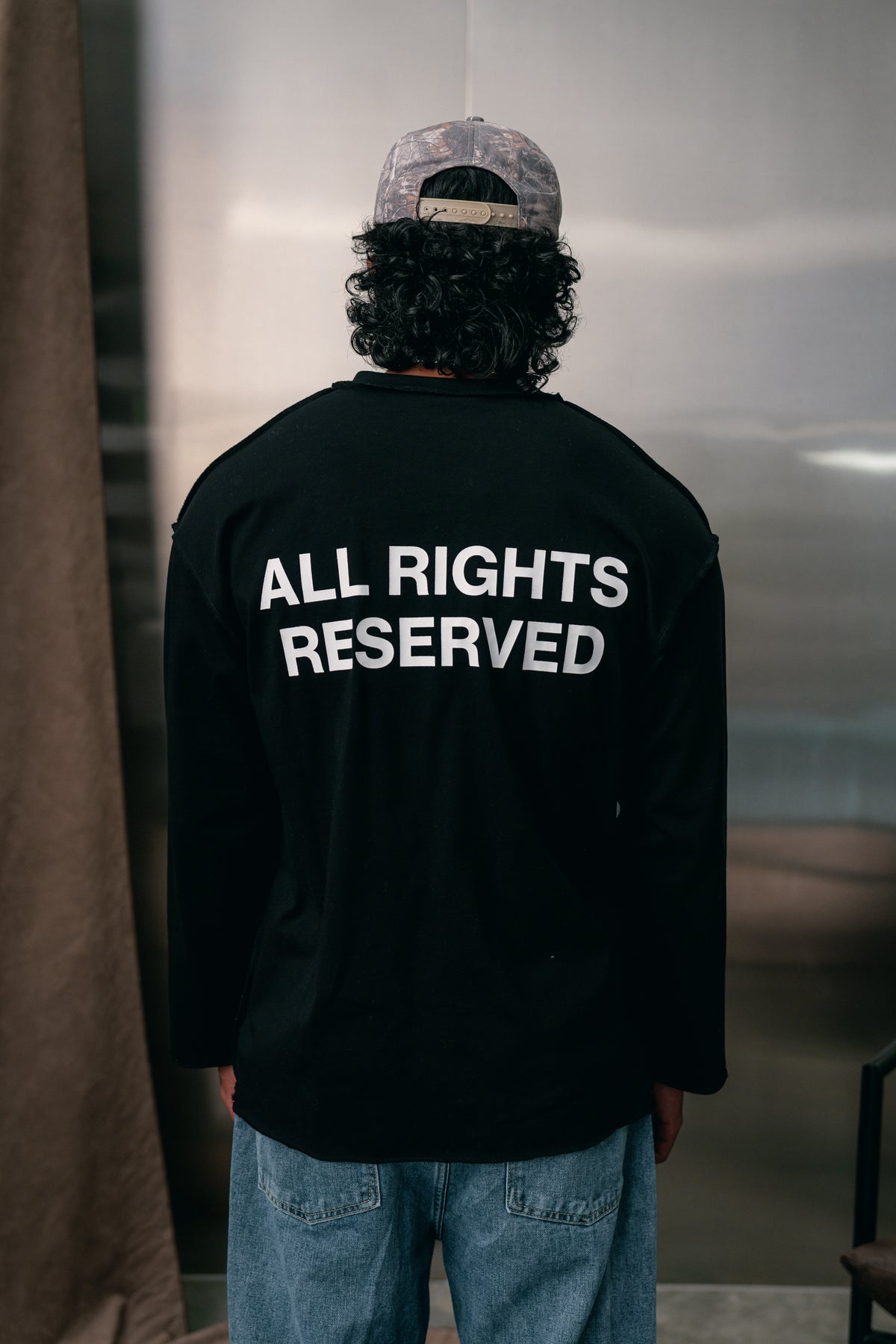 ALL RIGHTS LONGSLEEVE - BLACK