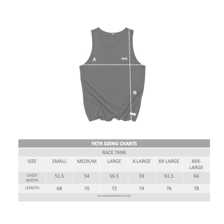 RACE DAY SINGLET - BLACK