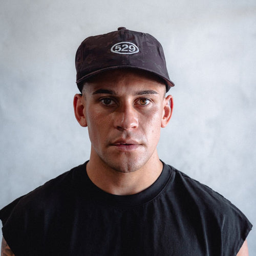 6 PANEL SHORT BRIM - CAMO