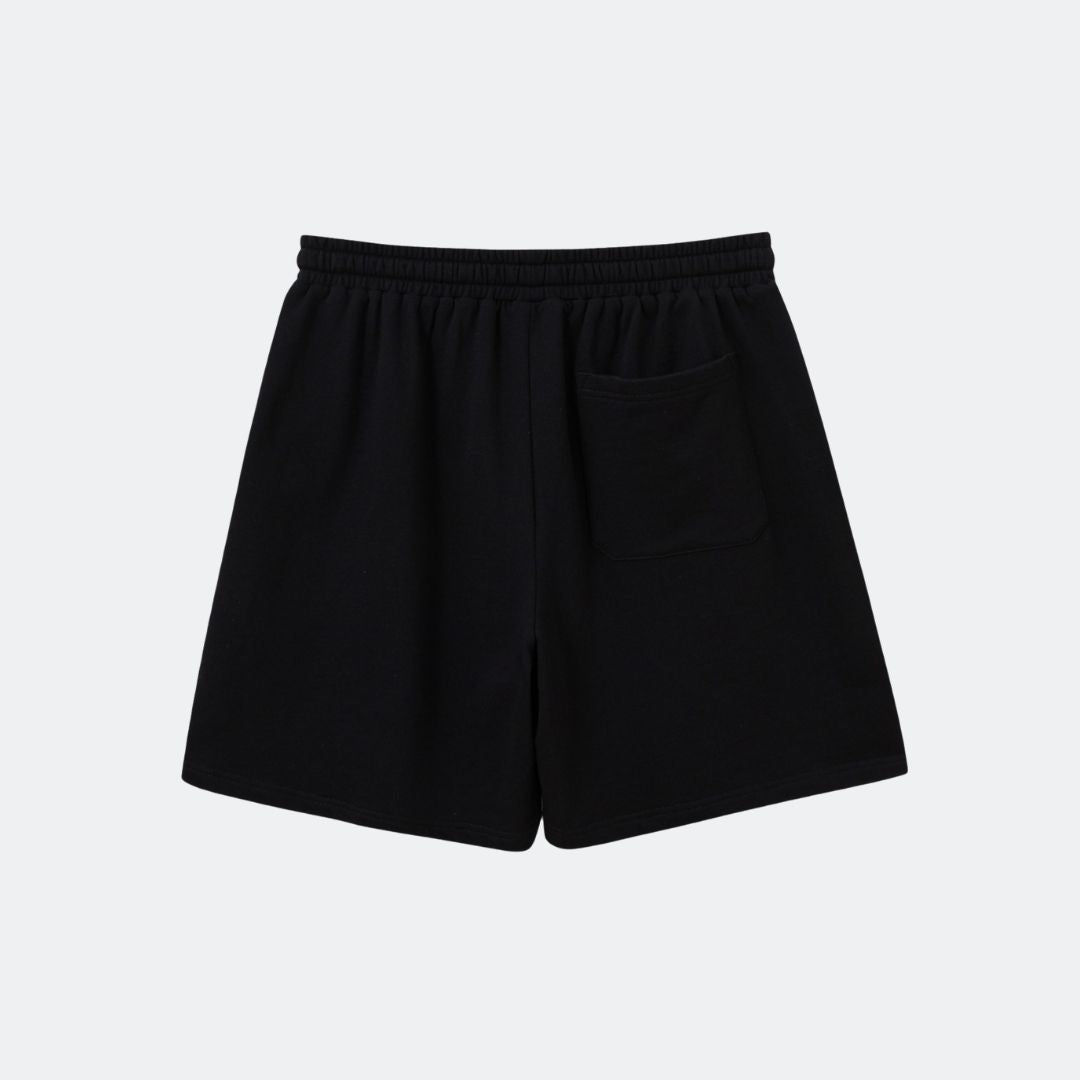 PINSTRIPE COZY SHORT - BLACK