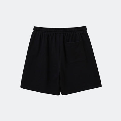 PINSTRIPE COZY SHORT - BLACK