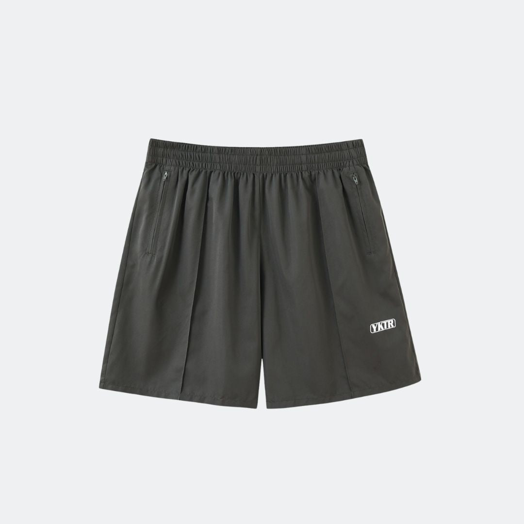 GOLF PLEAT SHORT - GREY