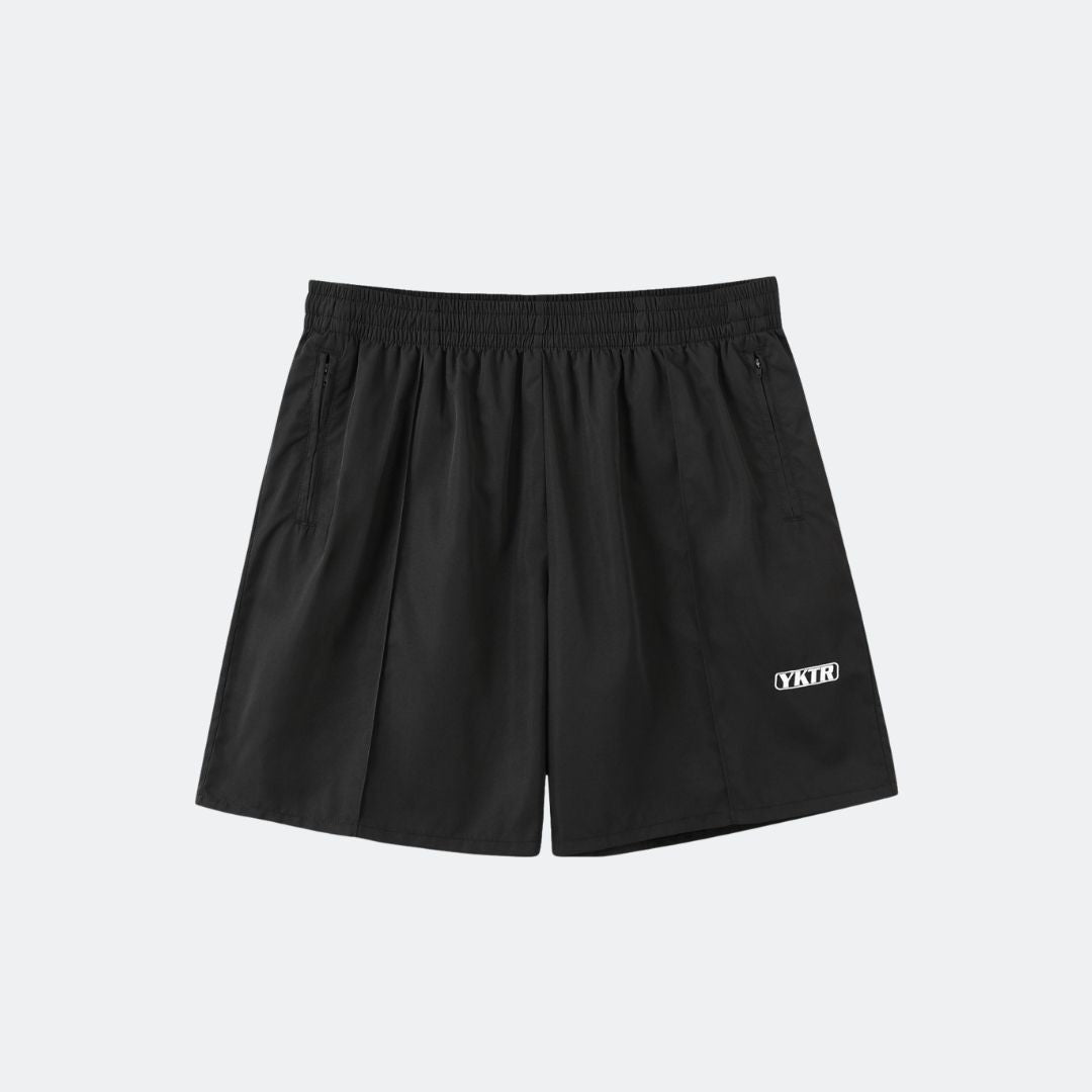 GOLF PLEAT SHORT - BLACK