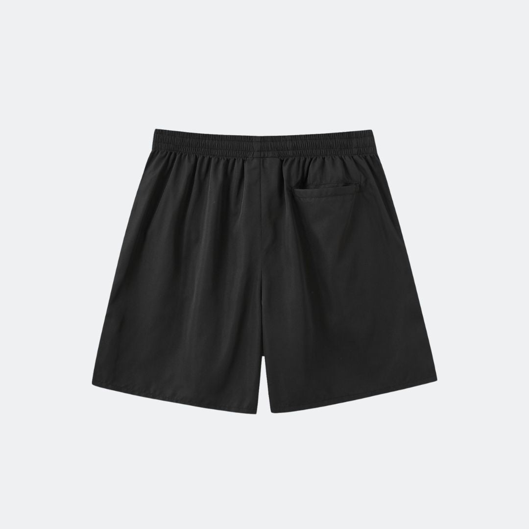 GOLF PLEAT SHORT - BLACK