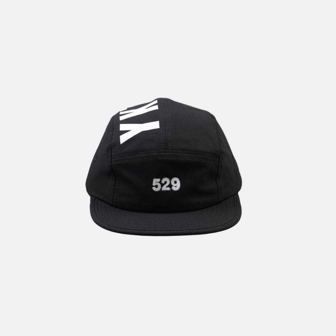 5 PANEL CAP - STEALTH BLACK