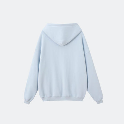CHASE ZIPPER HOOD - CHALK BLUE