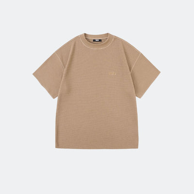 PREMIUM WAFFLE O/S TEE - CHOCOLATE