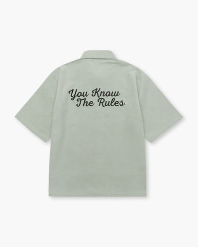 CORDUROY OVERSHIRT - MOSS