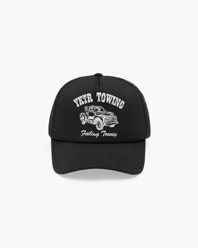 FEELING TOWEY TRUCKER CAP - BLACK