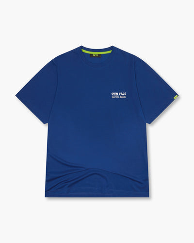OWN PACE, OWN RACE TEE - ROYAL BLUE