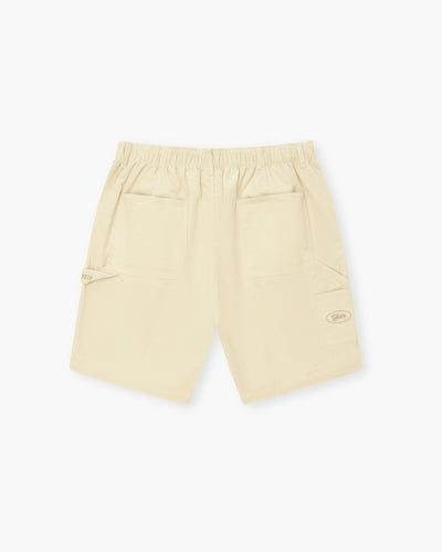 CORDUROY CARPENTER SHORT - CREAM