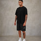 GOLF PLEAT SHORT - BLACK