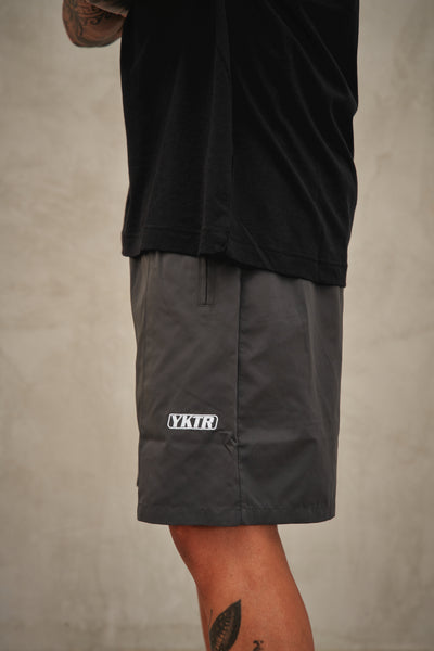 GOLF PLEAT SHORT - GREY