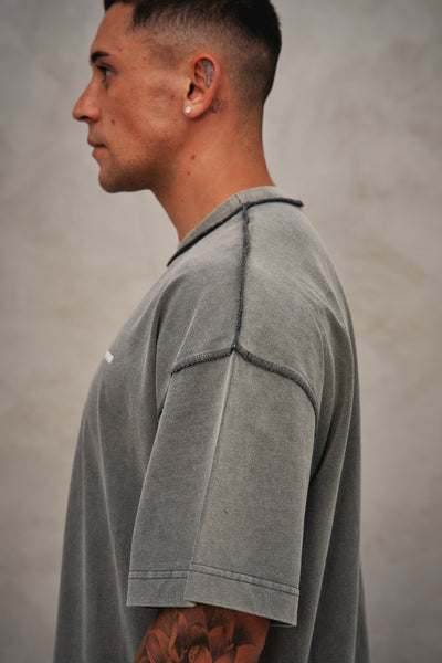 INVERT CORE TEE - STONEWASH