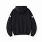 TEAM LOGO WARM UP HOOD - BLACK