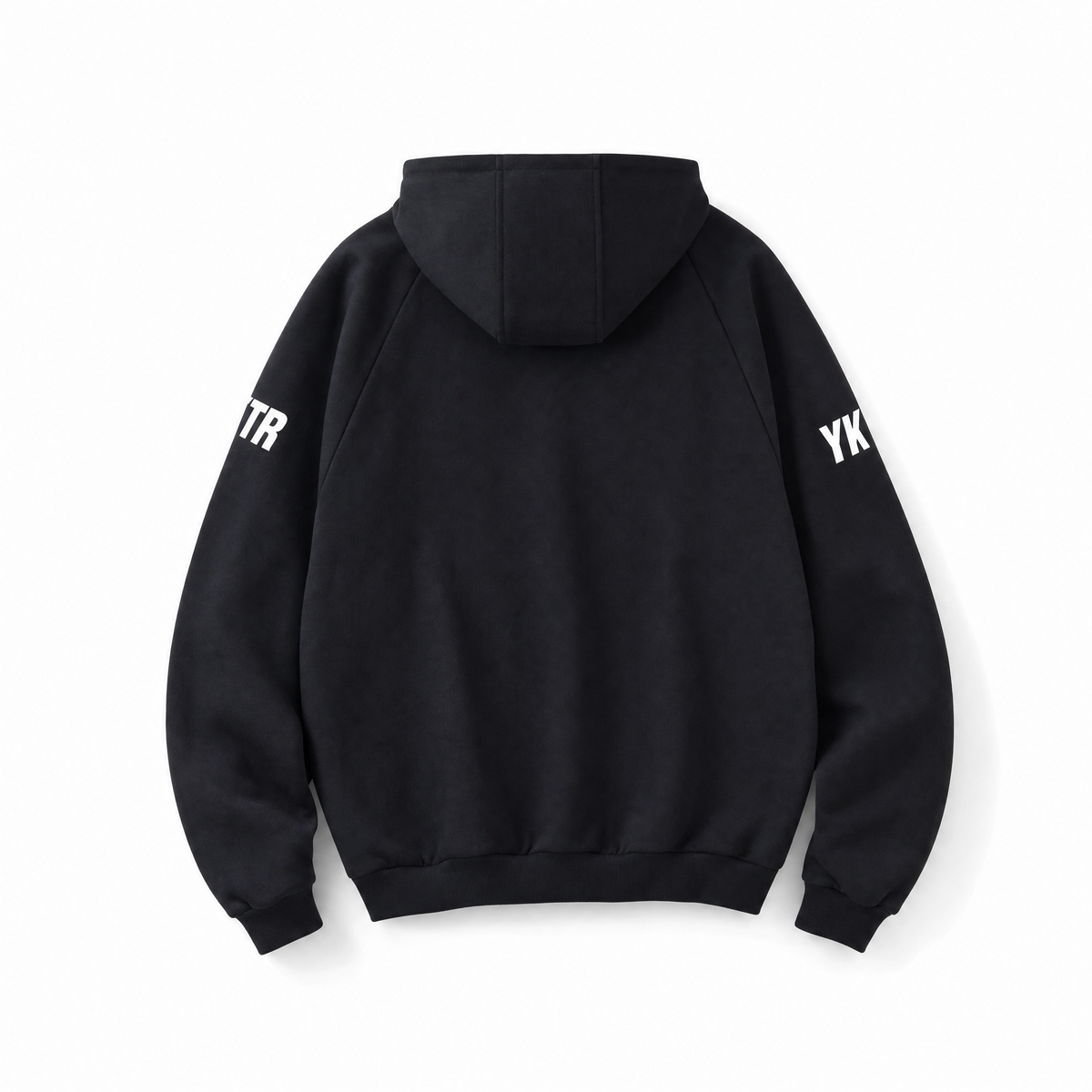TEAM LOGO WARM UP HOOD - BLACK