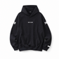 TEAM LOGO WARM UP HOOD - BLACK