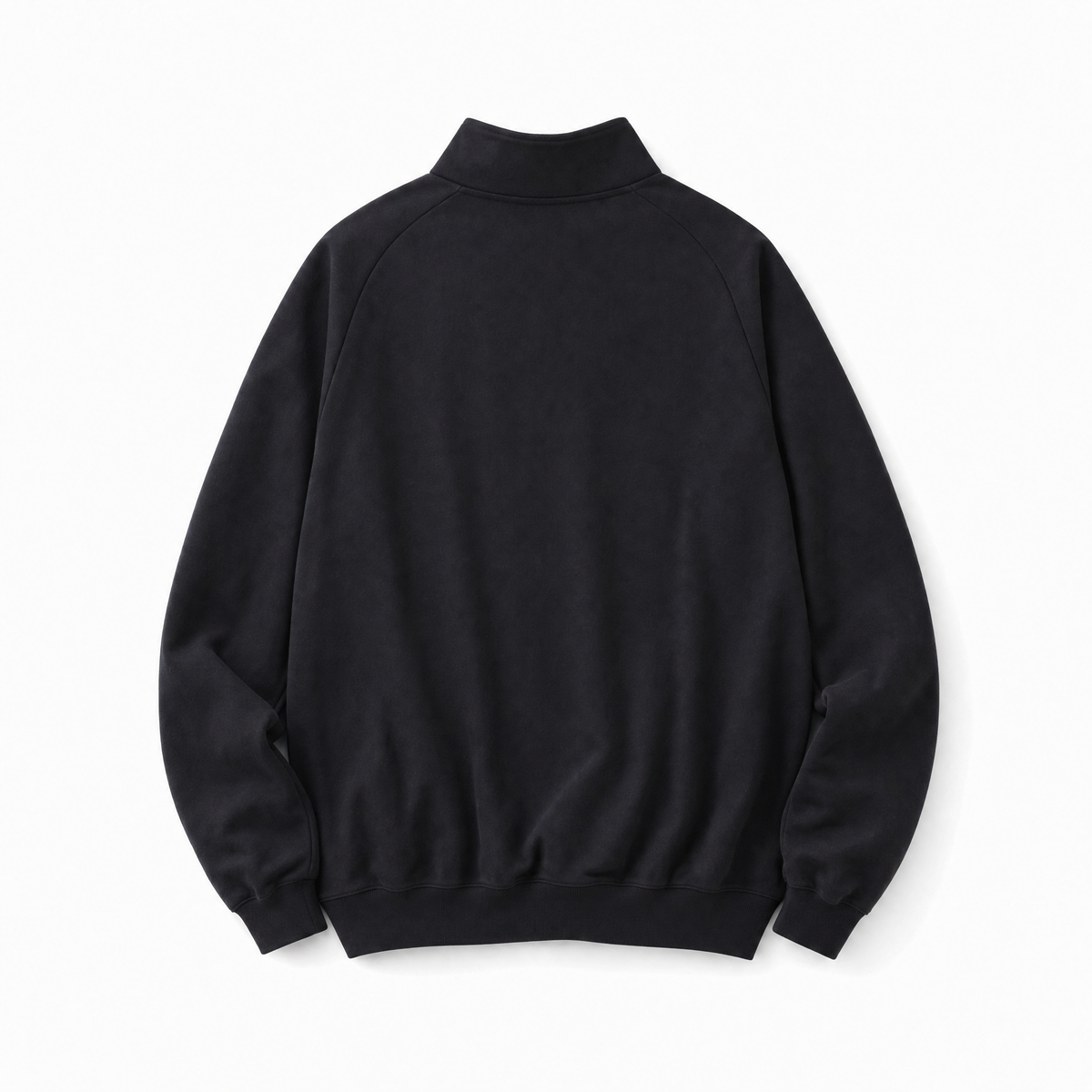 WARM UP QTR ZIP - BLACK